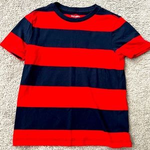 3 for $10!!! • Old Navy Boys Red and Navy Blue Striped T-shirt